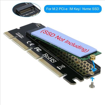 NVME adapter + USB flash 8GB (NVME drajveri)
