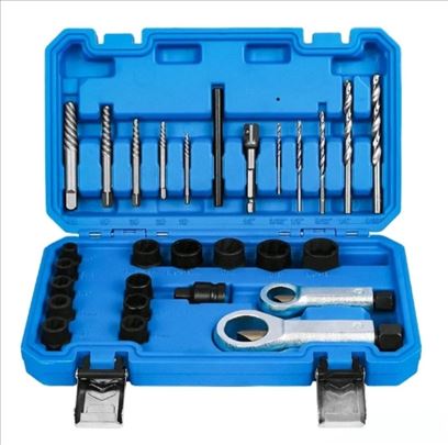 Set alata za vadjenje ostecenih matica i vijaka  