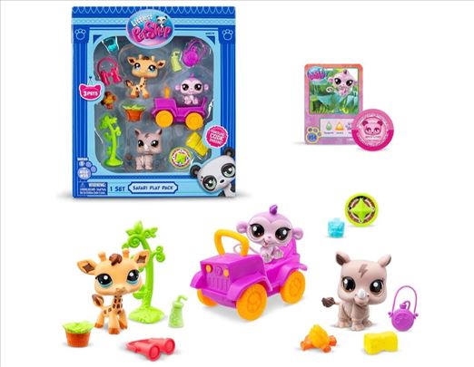 Littlest Pet Shop LPS Safari set, novo