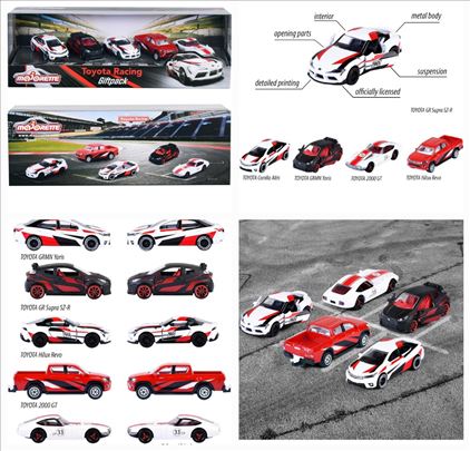 Majorette Toyota autići set, novo