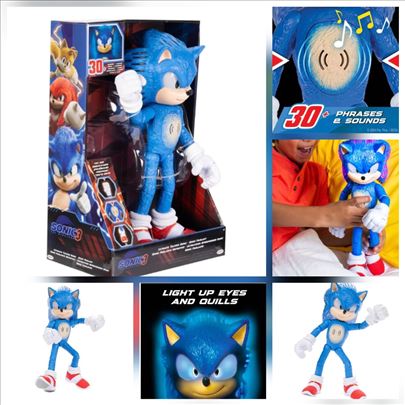 Sonic sa zvučnim i svetlosnim efektima, novo