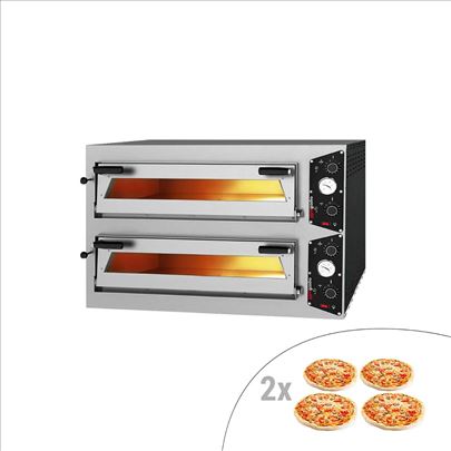 Elektro pec za picu- 4+4x30cm -Rucno upravljanje