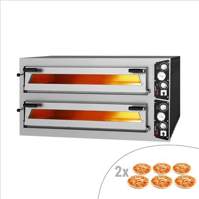 Elektro pec za picu- 6+6x35cm- š - Rucno upravlj.
