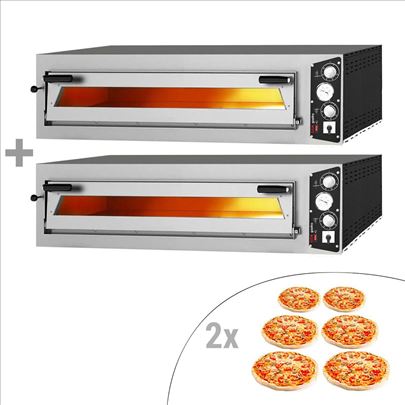 Elektro pec za picu-9+9x34cm-Š-Rucno upravlj. 2kom