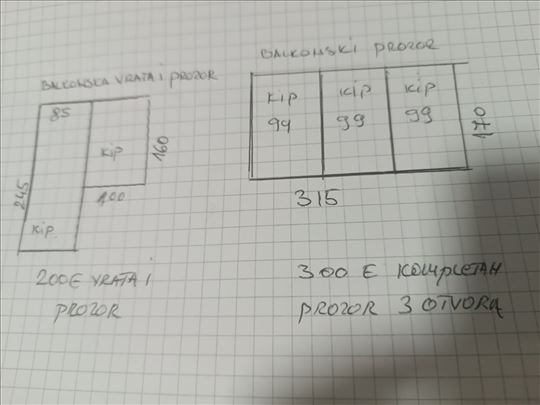 Pvc stolarija,polovna ocuvana