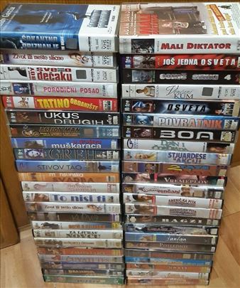 VHS kasete 300din komad