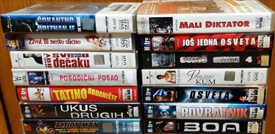 VHS kasete 300din komad