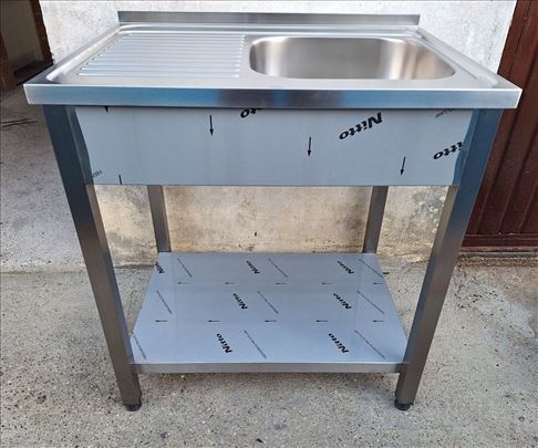 Jednodelna inox sudopera 80x60