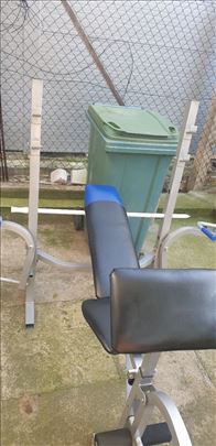 Benc univerzalna klupa 4u1 tegovi hromirani 110kg