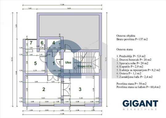Cvetni trg-S.Markovića, 60m2, II, eg,