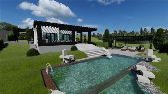 Lux kuca sa bazenom Kosmaj, Nemenikuce.