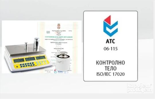 Overavanje / baždarenje vaga i tegova