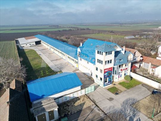 Poslovno stambeni objekat sa magacinom-hala+garaže