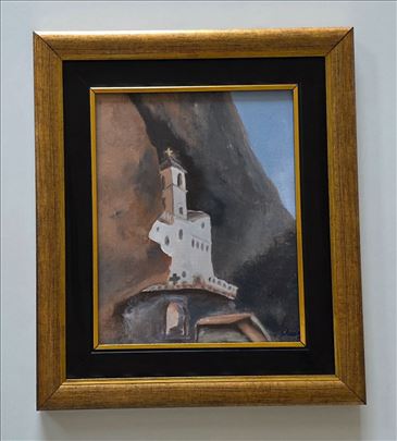 Ulje na platnu - Ostrog, slika dva.