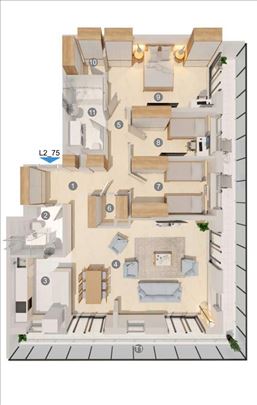 BEZ Provizije Novogradnja Moze kredit Terasa 40m2