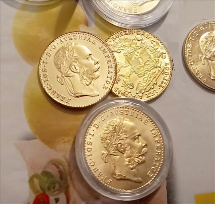 Franc Jozef dukat (mali) -replika- 1200din