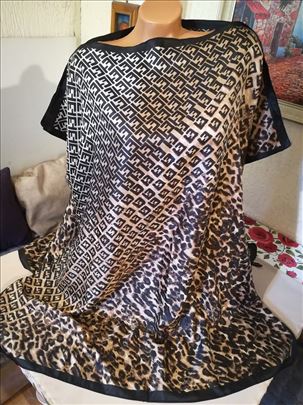 Nova zenska tunika sa sarom za punije dame Fashion