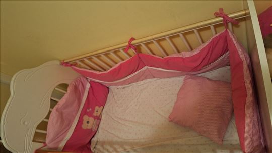 Dečiji krevet i dušek, očuvano 