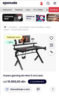 Huzaro Gaming sto Hero 5 Black