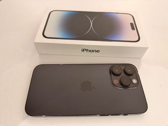iPhone 14 Pro Max Black 256GB - Kao nov + Pokloni