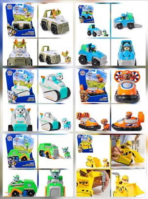 Patrolne šape Tracker, Rex, Rocky, Zuma, Everest..