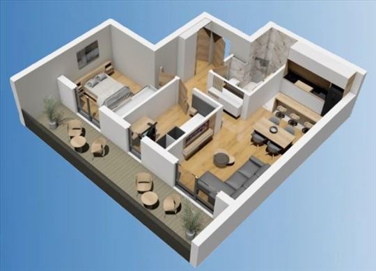 Zemun, stan u izgradnji, ID 25138