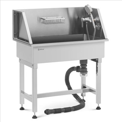 Kada za kupanje pasa - nerđajući čelik - max.60 kg