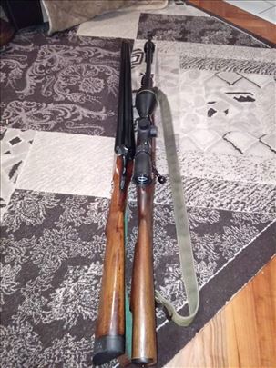 Lovacki karabin i lovacka puska
