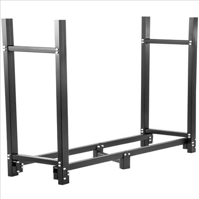 Metalni stalak za ogrevno drvo 245x36x122cm