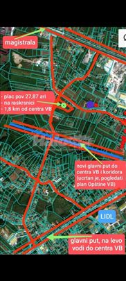 1,8 km od centra VB - 27,87 ari + 40 ari (opcija)