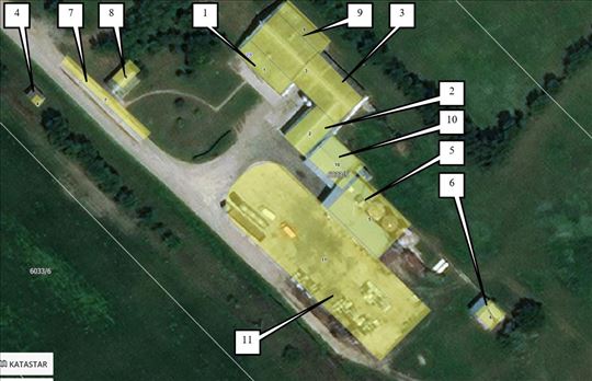 ⭕ Poljoprivredno -Poslovni kompleks, 6.2HA, 3249m2