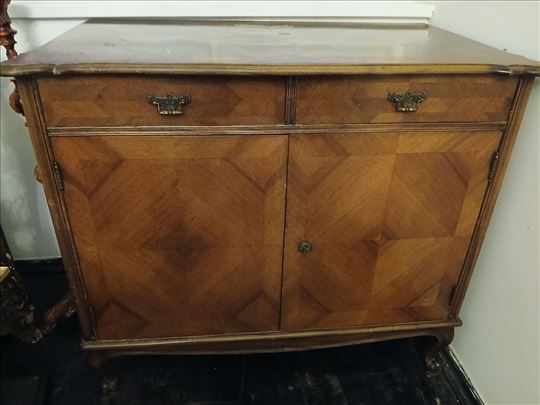 Prelepa stara stilska komoda 104x92x63,5cm
