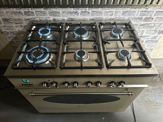 Profesionalni sporet na plin sa 6 gorionika