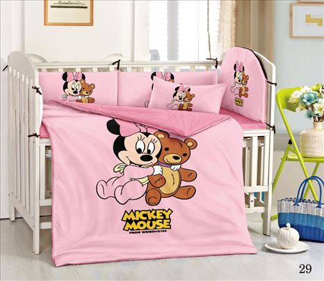 Set Posteljine za Krevetac NOVO Trodelni AKCIJA