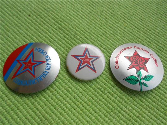 SPS lot 3 bedža iz devedesetih - novi