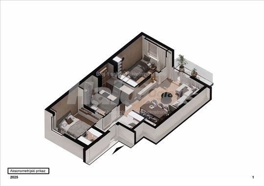 Gospodara Vučića, 52 m2, III, CG ~ u izgradnji