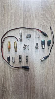 Konektori: Činč, BNC, DC , LAN , ..