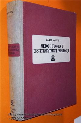 Metod i teorija u eksperimentalnoj psihologiji