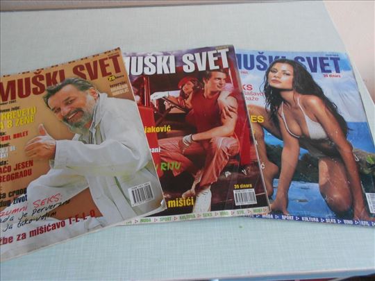 Muški svet - lot 3 broja - kao novi
