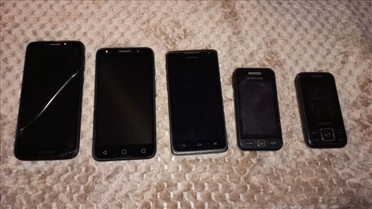 Prodajem 6 polovnih mobilnih telefona