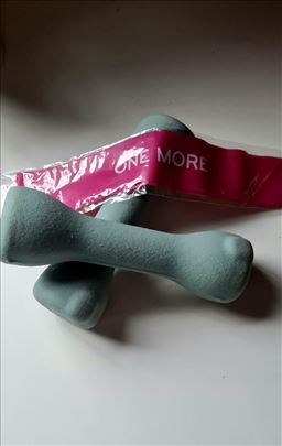 Tegovi 2×2kg plus traka za noge