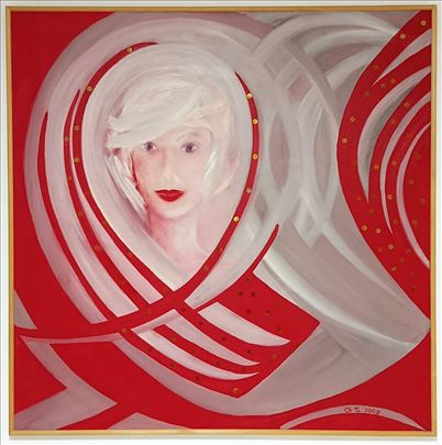 Ulje na platnu, 100x100cm, autor Ch.S 2009.