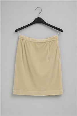 Alberta Ferretti suknja šampanj boja Made in Italy