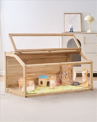 Drveni Kavez Za Hrcke - Morske Prasice - Miseve