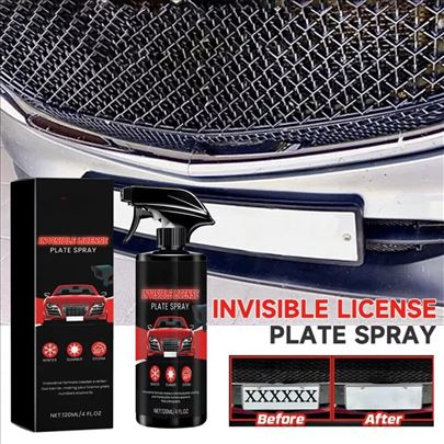 Sprej za nevidljive registarske tablice