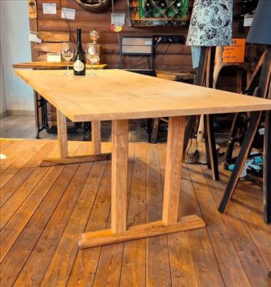 Trpezarijski sto masiv 90x200