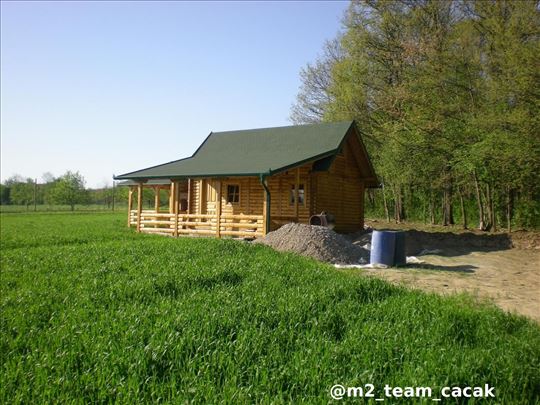 Izrada brvnara i kucica od drveta