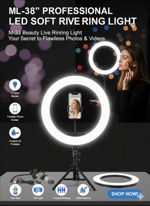 M-33 Beauty Ring Light 