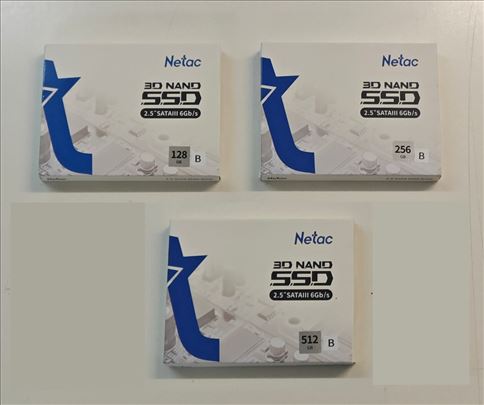 Netac N530S 2.5" SATA III 128GB/256GB/512GB - Novo