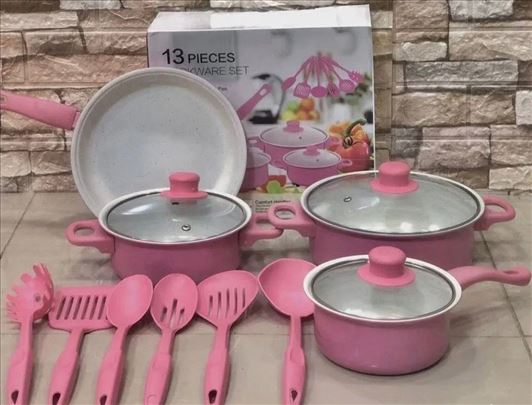 NOVO Komplet šerpe i pribor 13 delova